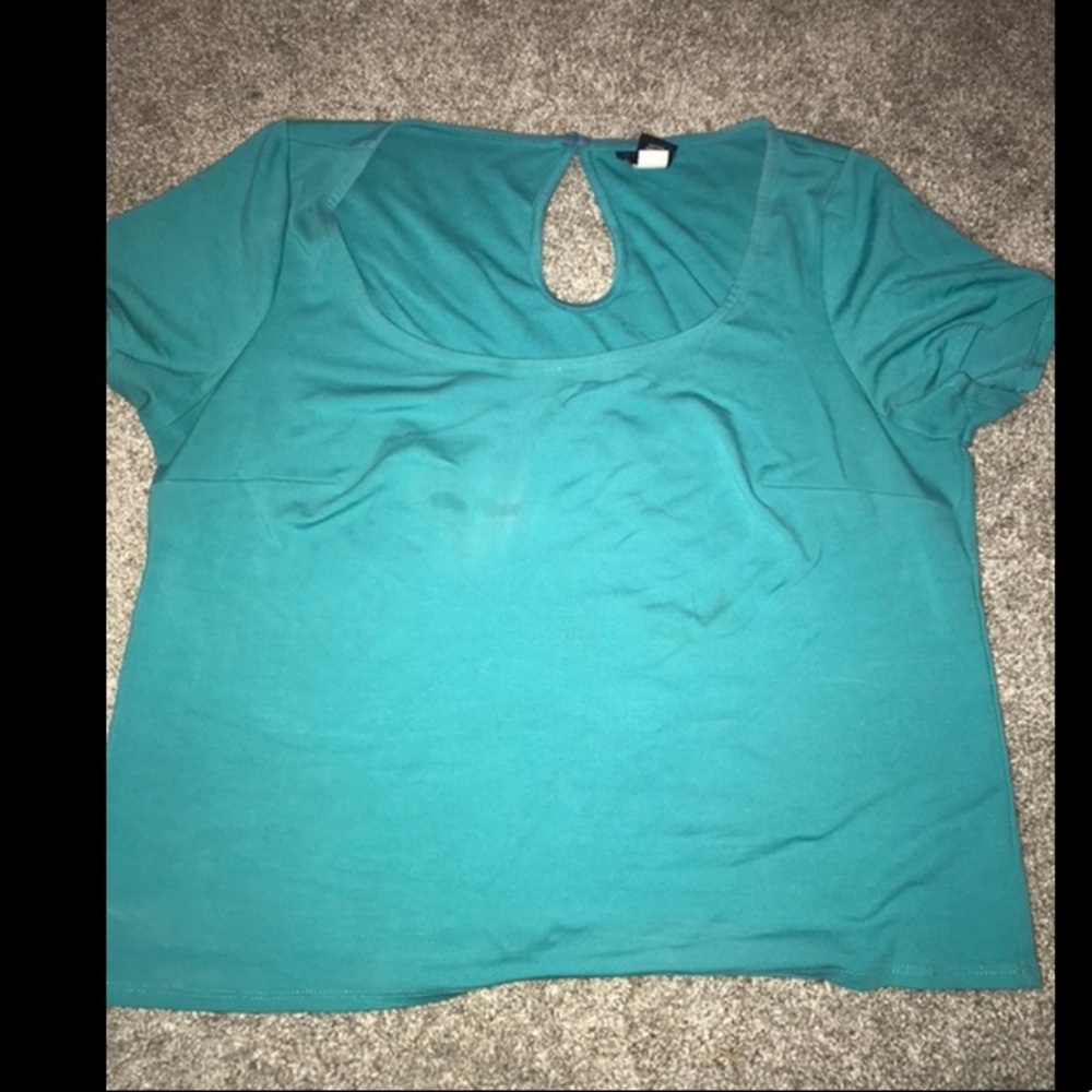 Torrid turquoise crop top